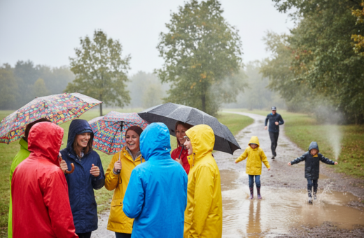How Rain and Temperature Changes Affect Detectable Outdoor Activity